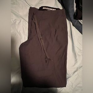 Sketchers Scrub Pants, Size Small Petite, Grey